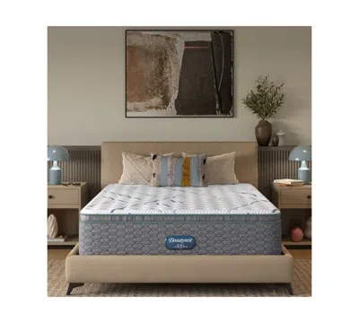 Beautyrest Madison Avenue 14.75" Plush Pillow Top Mattress Set, Twin Xl In Transparent