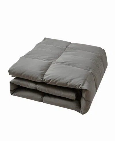 Beautyrest Microfiber Colored Feather & Down Comforter, Full/queen In Gray
