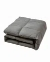 Beautyrest Microfiber Colored Feather & Down Comforter, King In Gray