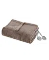 Beautyrest Electric Plush Queen Blanket Bedding In Black