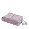 Beautyrest Plush Heated Blanket, Full In Lavender