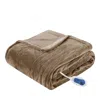Beautyrest Heated Oversized Throw Blanket In Mink