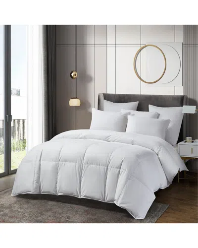 Beautyrest Sateen Cotton European Down Comforter - All Seasons In White