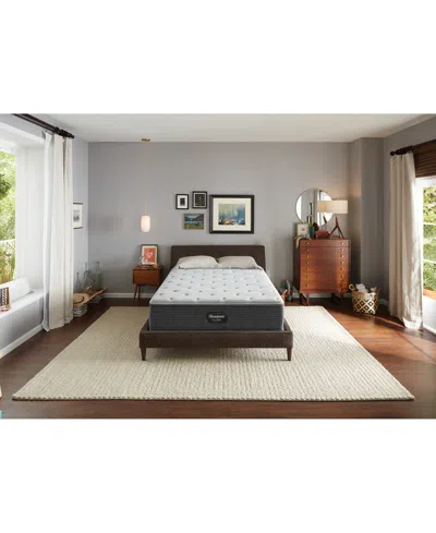 Beautyrest Silver Brs900 12" Medium Firm Mattress Set- Twin In Gray