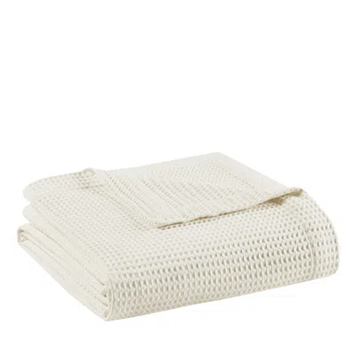Beautyrest Waffle Weave Blanket, Full Queen In Ivory