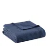 Beautyrest Waffle Weave Blanket, Twin In Indigo