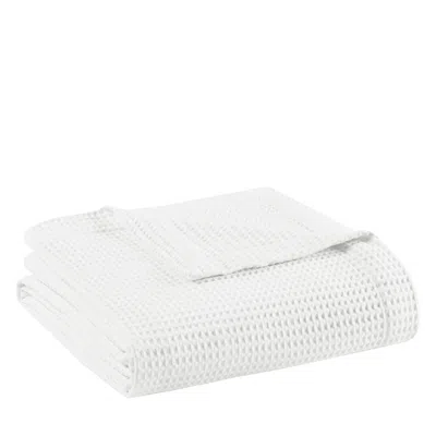 Beautyrest Waffle Weave Blanket, Twin In White