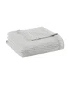 Beautyrest Waffle Weave Cotton Blanket, King In Gray
