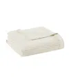 Beautyrest Waffle Weave Cotton Blanket, Twin In Ivory