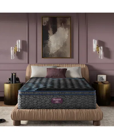 Beautyrest World Class Level Four 16.25" Firm Pillow Top Mattress In Blue