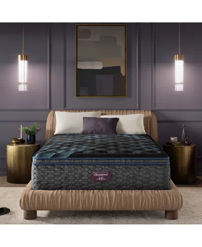 Beautyrest World Class Level Four 16.25" Plush Pillow Top Mattress In Transparent