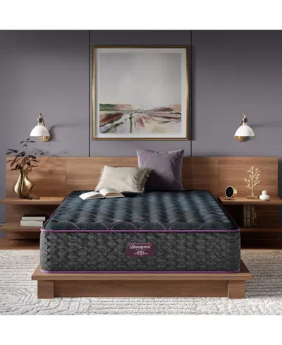 Beautyrest World Class Level Three 14.5" Medium Firm Tight Top Mattress In Gray