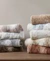 Beautyrest Zuri Electric Faux-fur Throw, 50" X 70" In Brown Textured