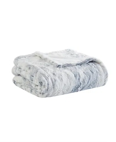 Beautyrest Zuri Electric Faux-fur Throw, 50" X 70" In Multi