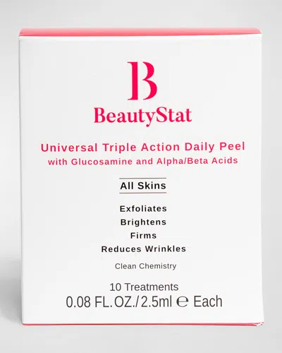 Beautystat Universal Triple Action Daily Peel, 10 Count In White