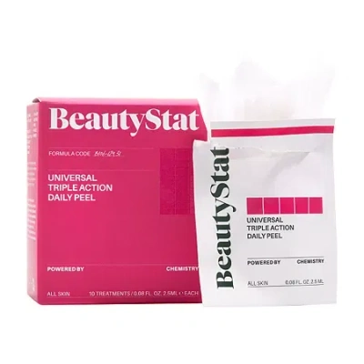 Beautystat Universal Triple Action Peel Pads 10 Pack In Pink