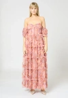 Beauut Ruffle Maxi Dress In Pink