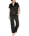 Bebe 2pc Top & Pant Set In Black
