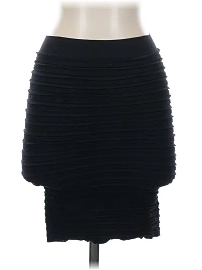 Pre-owned Bebe 3/4 Sleeve Top Black Strapless Neckline Tops