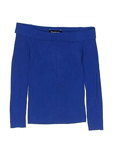 Pre-owned Bebe Kids' 3/4 Sleeve T-shirt In Blue
