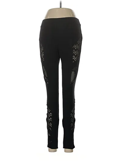 Pre-owned Bebe Active Pants In Black