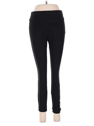 Pre-owned Bebe Active Pants In Black