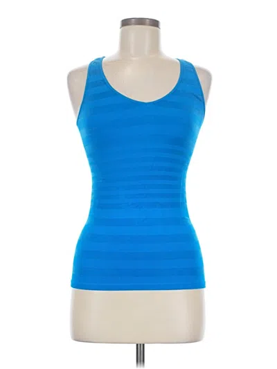 Pre-owned Bebe Active Tank Top In Blue