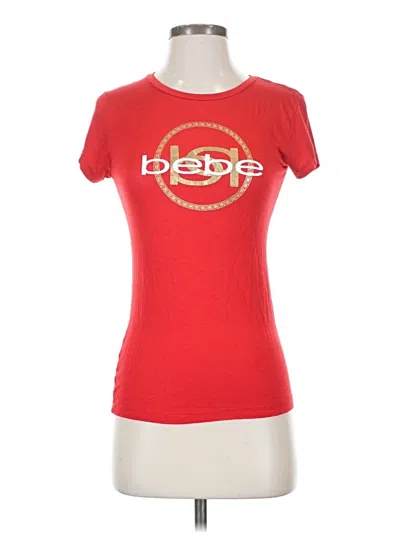Pre-owned Bebe Active T-shirt In Red