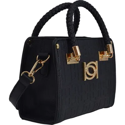 Bebe Alexandria Top Handle Satchel In Black