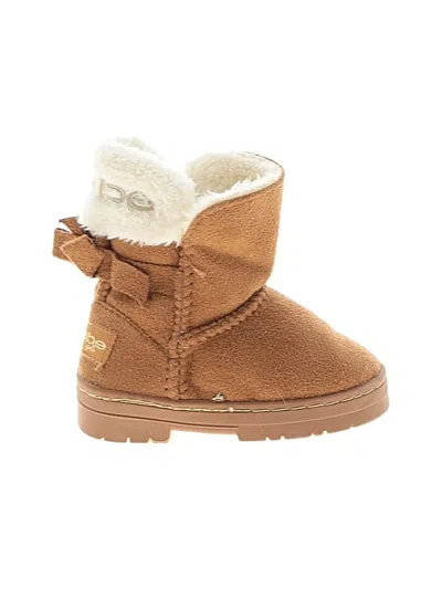 Pre-owned Bebe Kids' Ankle Boots In Brown