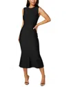 Bebe Bandage Flounce Dress In Black