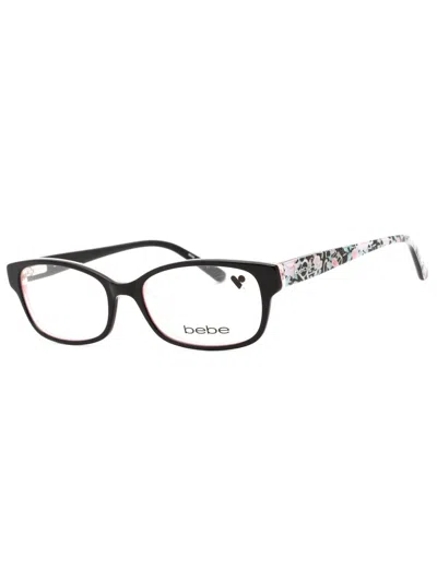 Bebe Bb5183 Eyeglasses In 410 - Navy/clear Demo Lens