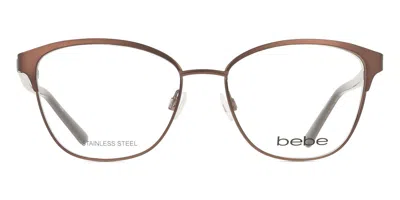 Bebe Bb5202 200 Occhiali Da Vista Marroni Per Donna (solo Montatura)
