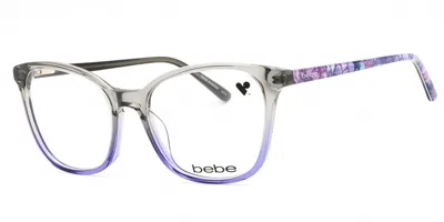 Bebe Bb5206 050 Women's Glasses Purple Size 53 - Free Lenses - Blue Light Block Available
