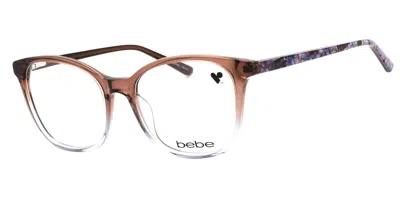 Bebe Bb5206 200 Occhiali Da Vista Marroni Per Donna (solo Montatura)