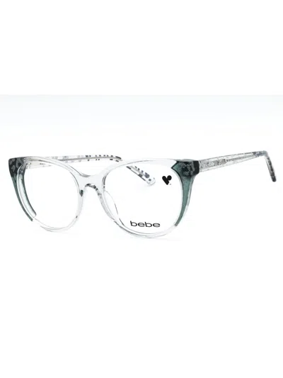 Bebe Bb5208 Eyeglasses In Grey Animal/clear Demo Lens