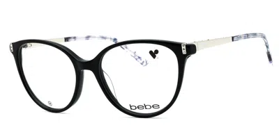 Bebe Bb5215 001 Occhiali Da Vista Neri Per Donna (solo Montatura) In Black