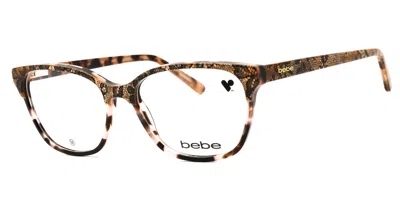 Bebe Bb5220 200 Occhiali Da Vista Marroni Per Donna (solo Montatura)