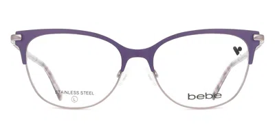 Bebe Bb5224 501 Occhiali Da Vista Purple Per Donna (solo Montatura)