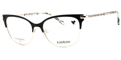 Bebe Bb5224 001 Occhiali Da Vista Neri Per Donna (solo Montatura)