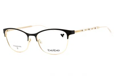 Bebe Bb5226 Metal Frame Oval Eyeglasses In Navy