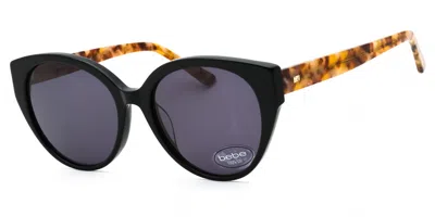 Bebe Bb7243 001 Women's Sunglasses Black Size 55