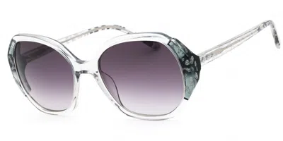 Bebe Bb7245 050 Women's Sunglasses Grey Size 54 In Blue