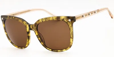Bebe Bb7255 200 Women's Sunglasses Yellow Size 54 In Brown