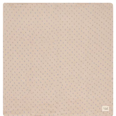 Bebe Bella Allover Raddish Print Swaddle In Brown