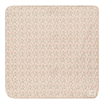Bebe Bella Allover Ribbed Printed Blanket In Brown