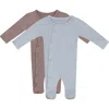 Bebe Bella Kids'  Assorted Snap Down Jersey Romper In Multi