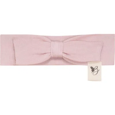 Bebe Bella Baby Bow Tie Headband In Pink