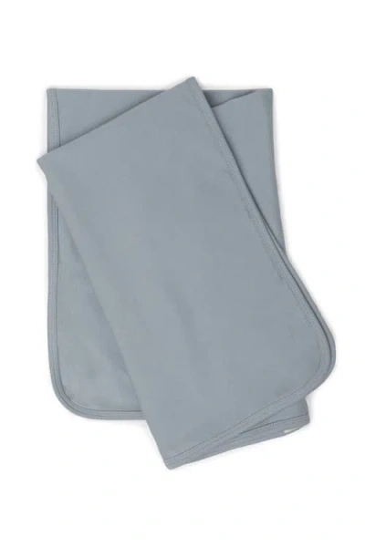 Bebe Bella Boy Bunny Applique Jersey Blanket In Blue