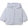 Bebe Bella Babies'  Boy Front Button Pocket Puff Jacket In Blue